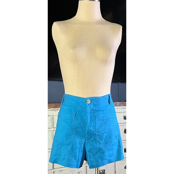Anthropologie Colette Linen Shorts 32 - Picture 2 of 15